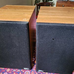 RARELY USED  VINTAGE PAIR OF DESIGN ACOUSTICS PS.6 POINT SOURCE LOUDSPEAKERS